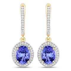 Boucles d'oreilles en or et Tanzanite (SUHANA)