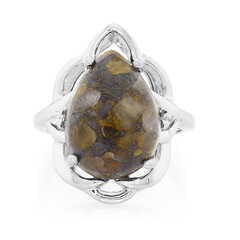 Bague en argent et Quartz Dinosaure