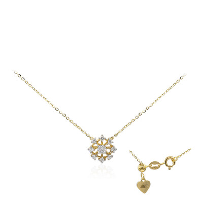 Collier en or et Diamant IF (D) (Annette)