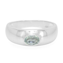 Bague pour homme en argent et Tourmaline