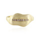 Bague en argent et Diamant champagne I2