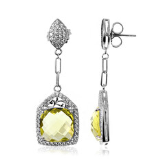 Boucles d'oreilles en argent et Quartz de l'Ouro Verde (Dallas Prince Designs)