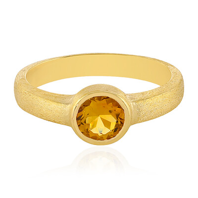 Bague en argent et Citrine (MONOSONO COLLECTION)