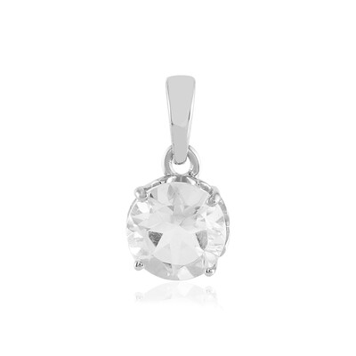 Pendentif en argent et Quartz blanc