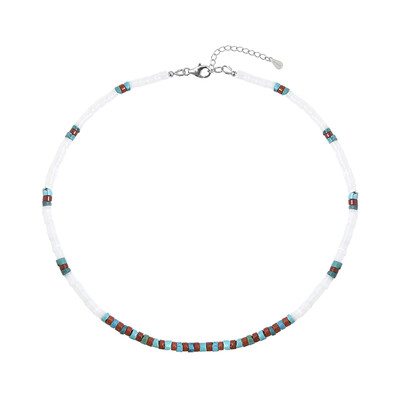 Collier en argent et Turquoise