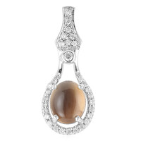 Pendentif en argent et Agate du Botswana