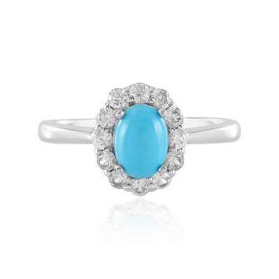 Bague en argent et Turquoise Sleeping Beauty