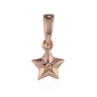 Pendentif en or et Diamant rose de France SI1 d'Argyle 