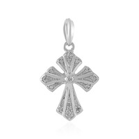 Pendentif en argent et Diamant I2 (I)