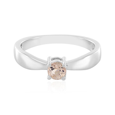 Bague en argent et Morganite