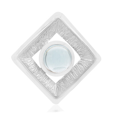 Pendentif en argent et Topaze bleu ciel (MONOSONO COLLECTION)