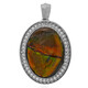 Pendentif en argent et Ammolite