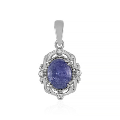 Pendentif en argent et Tanzanite