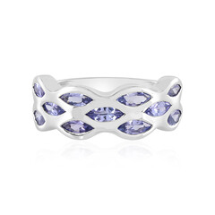 Bague en argent et Tanzanite