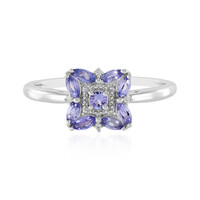 Bague en argent et Tanzanite