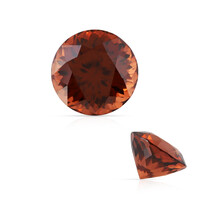  Zircon rouge du soir 8,883 ct (gemme et boîte de collection)