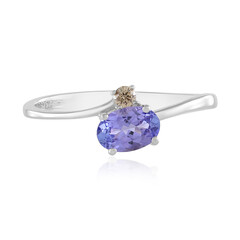 Bague en argent et Tanzanite