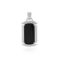 Pendentif en argent et Onyx noir