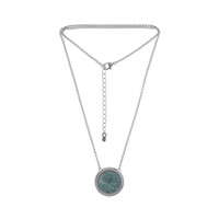 Collier en argent et Fuchsite