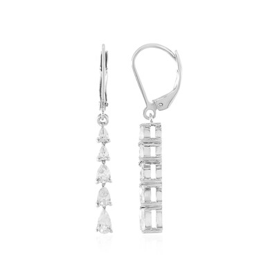 Boucles d'oreilles en argent et Zircon