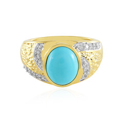 Bague en argent et Turquoise Sleeping Beauty