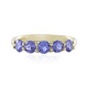 Bague en or et Tanzanite AAA (de Melo)