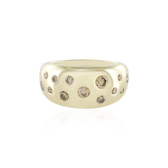 Bague en or et Diamant champagne I2 (de Melo)