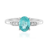 Bague en argent et Apatite bleue