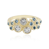 Bague en or et Saphir blanc (Adela Gold)