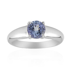 Bague en argent et Tanzanite non chauffée