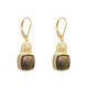 Boucles d'oreilles en argent et Ammolite