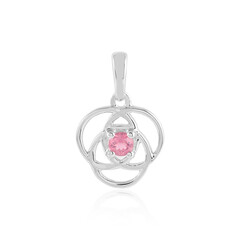 Pendentif en argent et Tourmaline rose du Nigéria