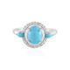 Bague en argent et Turquoise Sleeping Beauty