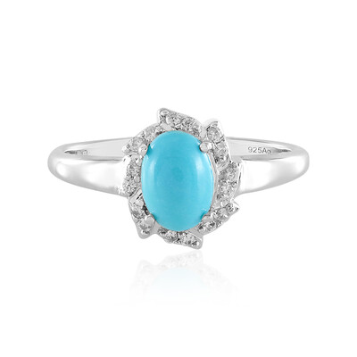 Bague en argent et Turquoise Sleeping Beauty