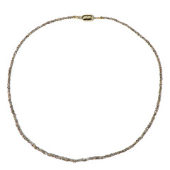 Collier en argent et Diamant champagne (Adela Silber)