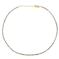 Collier en argent et Diamant champagne