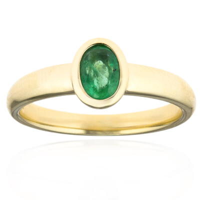 Bague en or et Emeraude du Brésil (CUSTODANA)