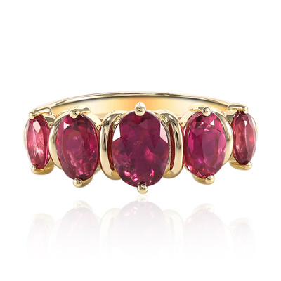 Bague en or et Rubellite (Tenner Diniz)