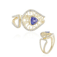 Bague en or et Tanzanite