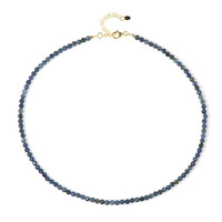 Collier en argent et Saphir bleu