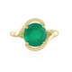 Bague en argent et Onyx vert