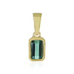 Pendentif en argent et Tourmaline verte de Benedito