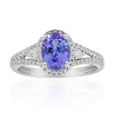 Bague en or et Tanzanite AAA