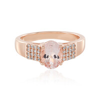 Bague en argent et Morganite