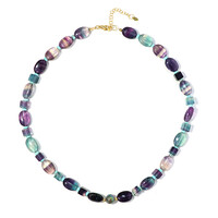 Collier en argent et Fluorite