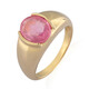 Bague en argent et Saphir rose de Madagascar (de Melo)