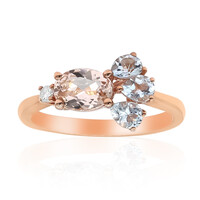 Bague en or et Morganite AAA