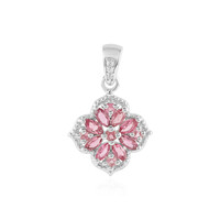 Pendentif en argent et Tourmaline rose