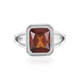 Bague en argent et Grenat Hessonite