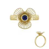 Bague en or et Saphir bleu (Ornaments by de Melo)